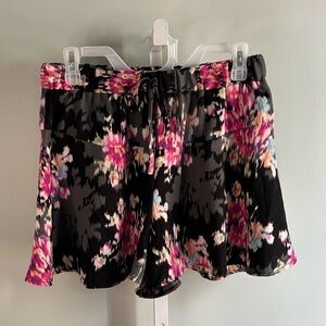 Joe B Black Pink Floral Shorts